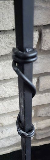 Cast Iron Gothic Candelabra Candlestick