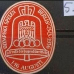 Berlin 1936 Olympics , Swedish Delegation, Offical Correspondence Seal.,,, (52)