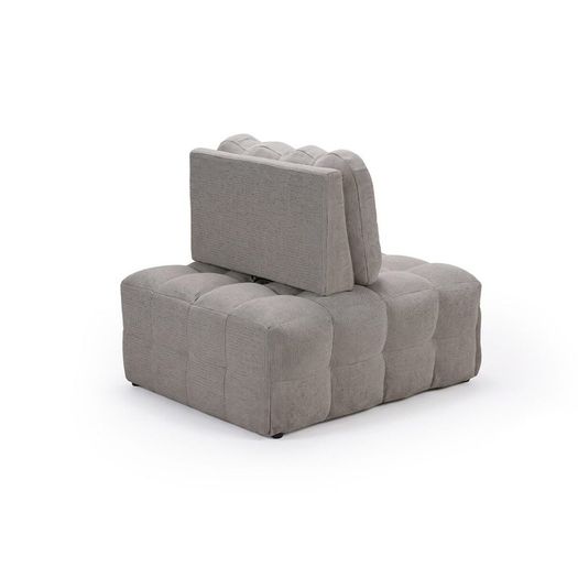 Noelle Single Chair Bed , 2 In 1 Grey