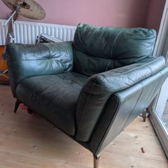 Green sofa chair
