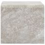 Coffee Table Brown Marble 50x50x45 cm Tempered Glass Image 3