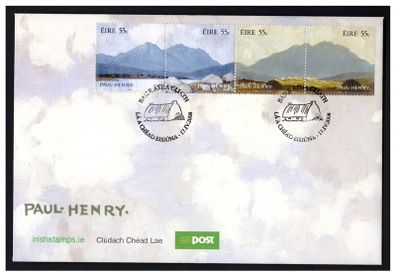 2008 Ireland Ireland Series: Paul Henry Landscapes Stamps An Post First Day Cover