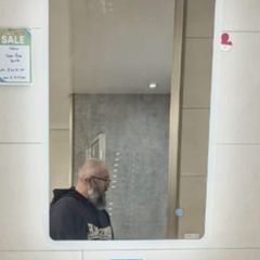 Tallboy floating unit and led mirror
