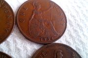 English Pennies 1930s