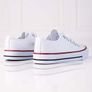 White lace-up sneakers size 3-8 Image 6