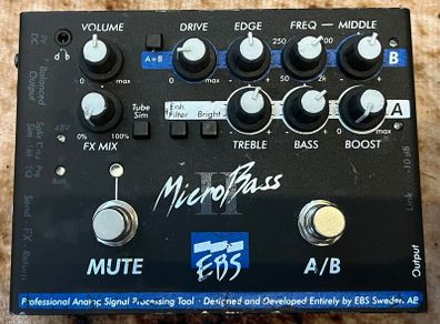 EBS Microbass II Preamp