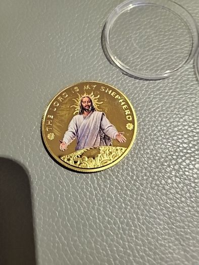 Medallion "the lord is my shepherd "