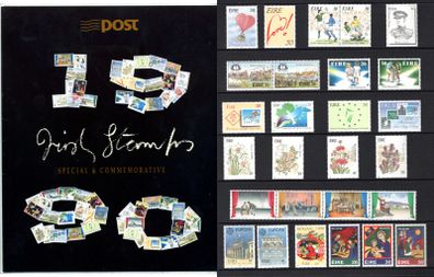 1990 Ireland Stamp Year Pack MNH. See scan for stamps included. All stamps Mint Never Hinged.
