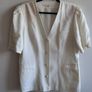 Vintage Ladies White Suit (Skirt & Top) Image 2