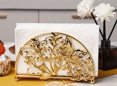 Golden Vintage Tissue Holder