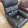 Black Leather Recliner Image 2