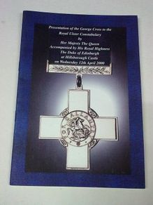 Presentation of the George Cross to the Royal Ulster Constabulary 2000