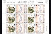 1993 Isle of Man Europa (Contemporary Art by Bryan Kneale) Commemorative Stamp Sheetlet Fine Used with Douglas cancel