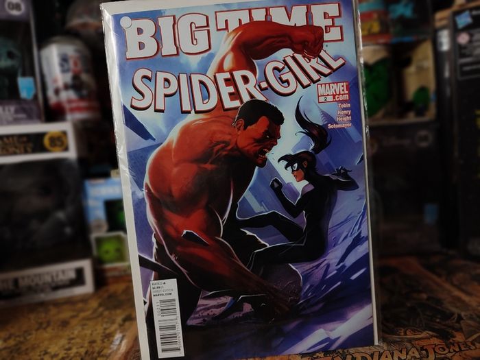 Spider-Girl ! Issue #2 ! Red-Hulk Cover ! 2011 ! by Marvel !
