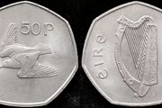[#441] - Ireland 1988 | Irish 50p | 50 Pence | Woodcock | KM.24