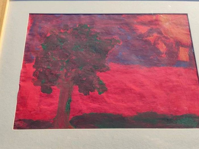 Vintage original Aboriginal pastel