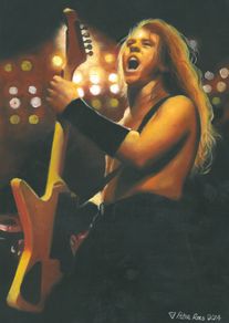 Metallica (James Hetfield) A4 limited edition artprint