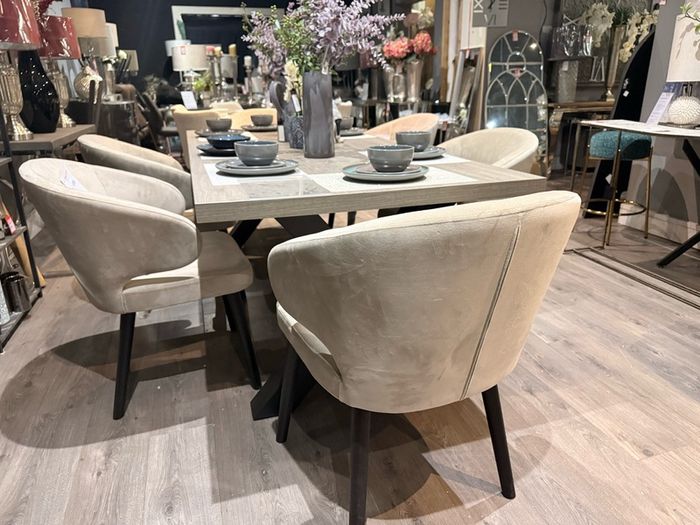 Dining  tables and chairs at the Outlet Store in Kimmage