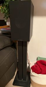 Bower & Wilkins 606 S2 speakers x2 black with STAV24 stands