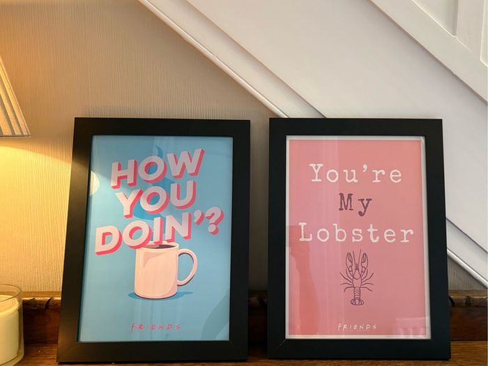 Friends Framed Prints Set of 2