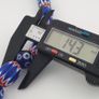 Antique Venetian Style Chevron & Thousand Glass Beads Necklace Image 7
