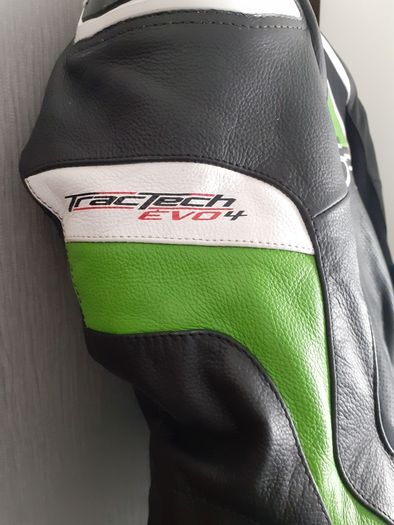 RST TracTech Evo 4 Two Piece Leather Suit Kawasaki Ninja Green (not Alpinestars Furygan Dainese)