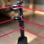 WWE WWF Jakks Warzone wrestling ring + rare BCA wrestlers Image 9