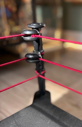 WWE WWF Jakks Warzone wrestling ring + rare BCA wrestlers