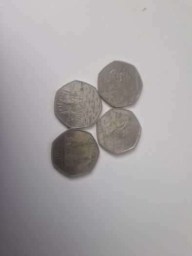 Uk 50 pence coin