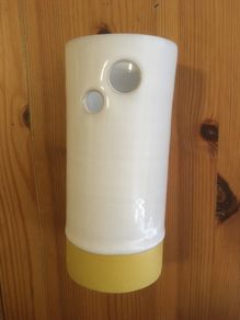 Diem Pottery Small Vase Yellow