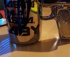 Hasta la vista novelty mug