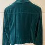 Villa green cotton velvet jacket, size M Image 2