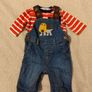 Next Baby Demin Dungaree,s & Top Image 2