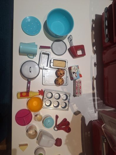 Our generation kitchen and fridge