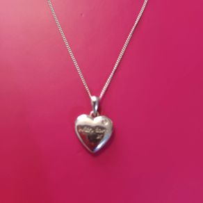 silver ' with love ' locket