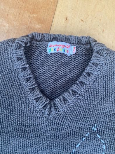 Unisex cotton knitted tank top Compagnie des Petits  12-18 months