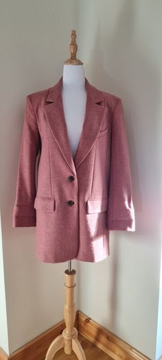 Zara 100% Lambswool Blazer Size M (10-12)