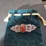 Vintage Brooch with it's Vintage Pouch Image 2