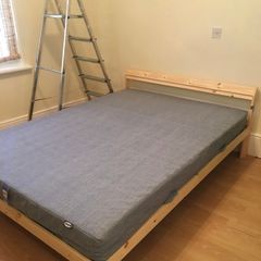 Double bed, spotless