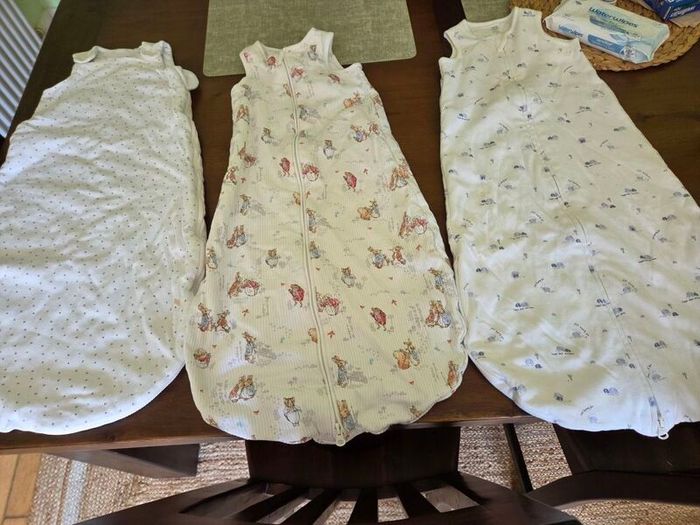Pure Cotton Baby/Toddler Sleep Bags, 0-3 Years
