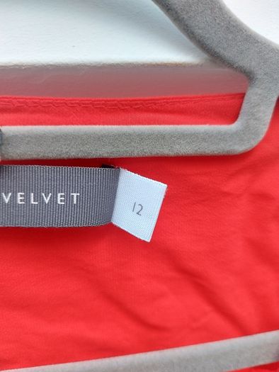 beautiful red blouse, mint velvet, size 12