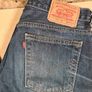 womens Levis 544 04 low waist flared bootcut blue denim jeans SIZE W 30 L 30 zip fly bell bottom A1 Image 3