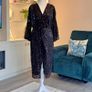 Stunning Boohoo Black Sequin Midi Dress Size: UK 10 / EU 38 Image 4