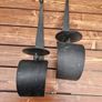 Black metal candle holders Image 3