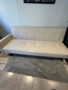 Cream sofabed