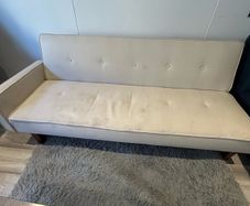 Cream sofabed