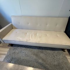 Cream sofabed