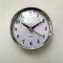 New 80mm Silver Clock Inserts, Quartz Fit-Up Image 3