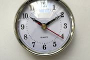 New 80mm Silver Clock Inserts, Quartz Fit-Up