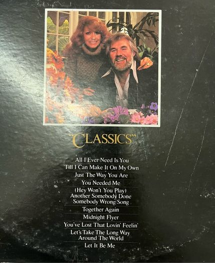 Classic by Kenny roger Dottie West lp vinyl
